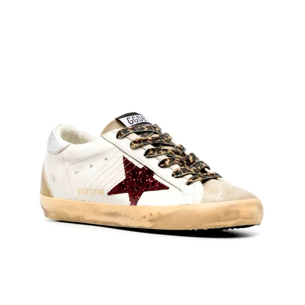 GGDB superstar white and sequins sneakers - size 37 EU barely used with dust bag